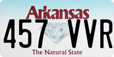 AR license plate 457VVR