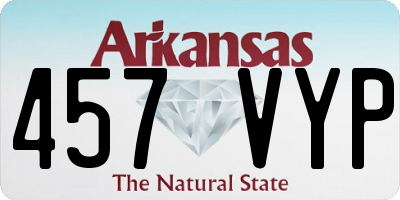 AR license plate 457VYP