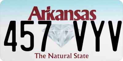AR license plate 457VYV
