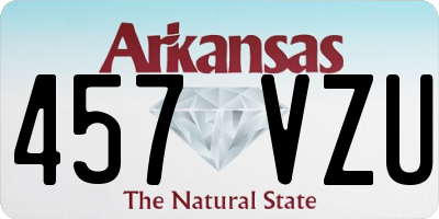 AR license plate 457VZU