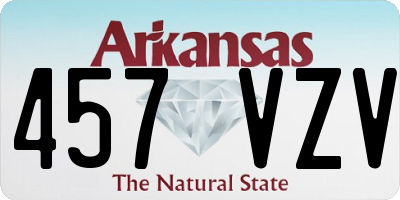 AR license plate 457VZV