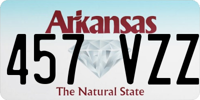 AR license plate 457VZZ
