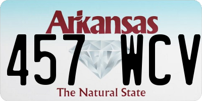 AR license plate 457WCV