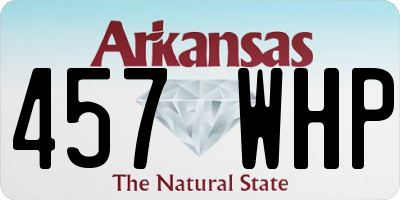 AR license plate 457WHP