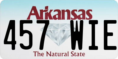 AR license plate 457WIE