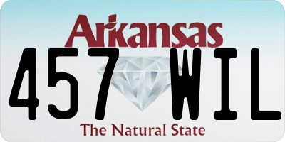 AR license plate 457WIL