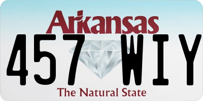 AR license plate 457WIY