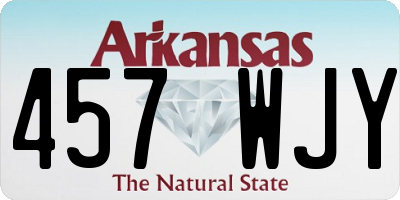 AR license plate 457WJY