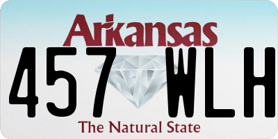 AR license plate 457WLH