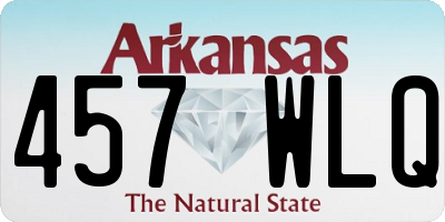 AR license plate 457WLQ