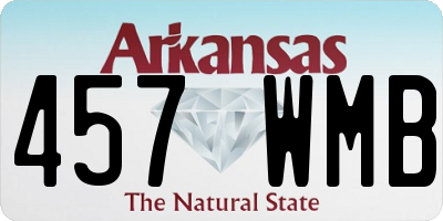AR license plate 457WMB