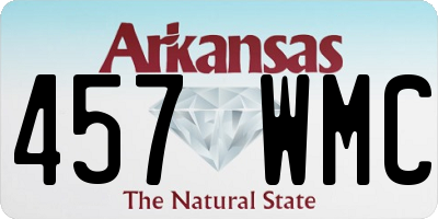 AR license plate 457WMC