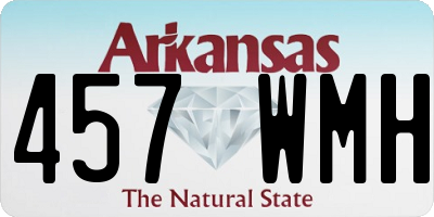 AR license plate 457WMH