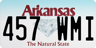 AR license plate 457WMI