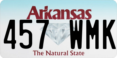 AR license plate 457WMK