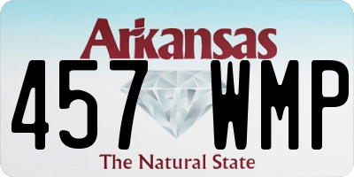 AR license plate 457WMP