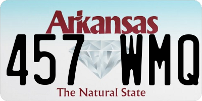 AR license plate 457WMQ