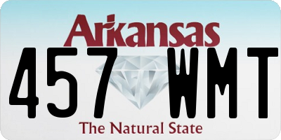 AR license plate 457WMT
