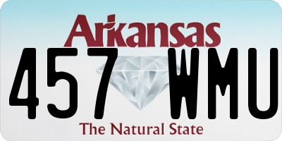 AR license plate 457WMU