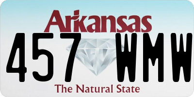AR license plate 457WMW