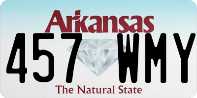 AR license plate 457WMY