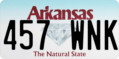 AR license plate 457WNK