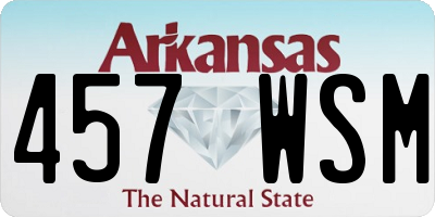AR license plate 457WSM