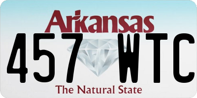 AR license plate 457WTC