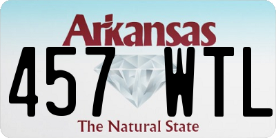 AR license plate 457WTL