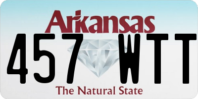 AR license plate 457WTT