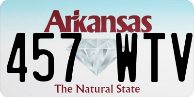 AR license plate 457WTV
