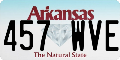 AR license plate 457WVE