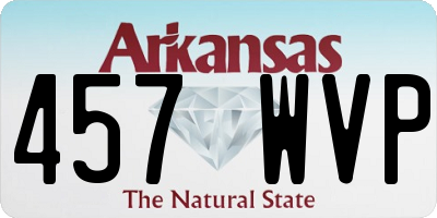 AR license plate 457WVP
