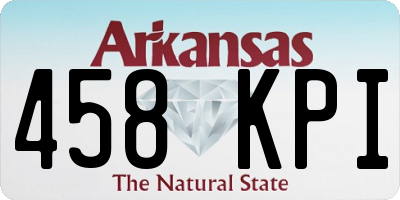 AR license plate 458KPI