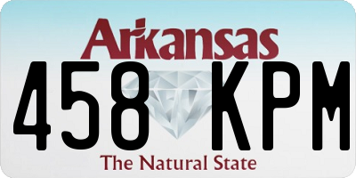 AR license plate 458KPM