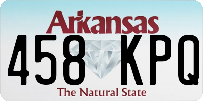 AR license plate 458KPQ