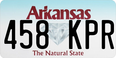 AR license plate 458KPR