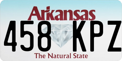 AR license plate 458KPZ
