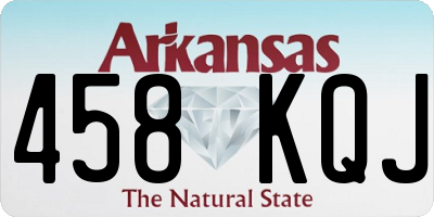 AR license plate 458KQJ
