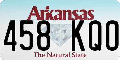 AR license plate 458KQO