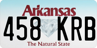 AR license plate 458KRB