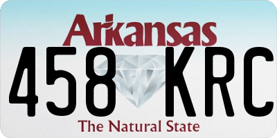 AR license plate 458KRC