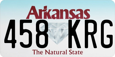 AR license plate 458KRG