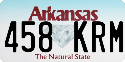 AR license plate 458KRM