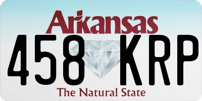 AR license plate 458KRP
