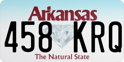 AR license plate 458KRQ