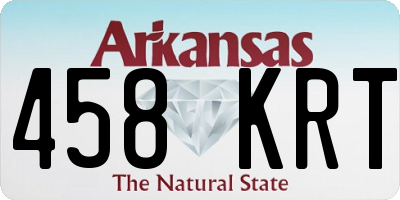 AR license plate 458KRT