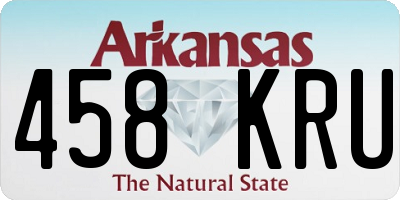 AR license plate 458KRU