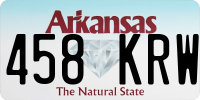AR license plate 458KRW