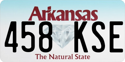 AR license plate 458KSE